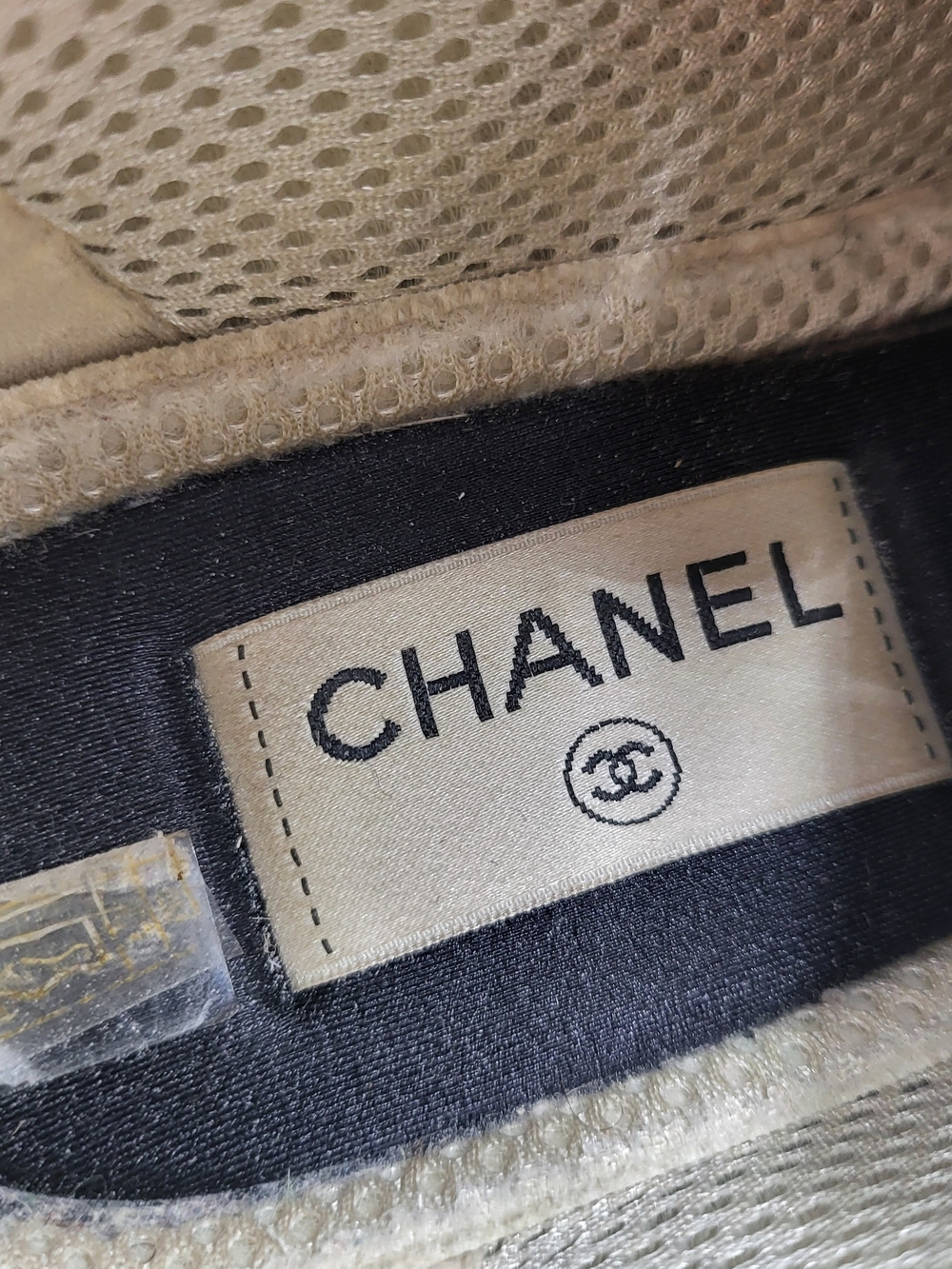 Chanel Multicolored Tweed and Suede CC Low-Top Sneakers, Authentic... - Picture 5 of 14